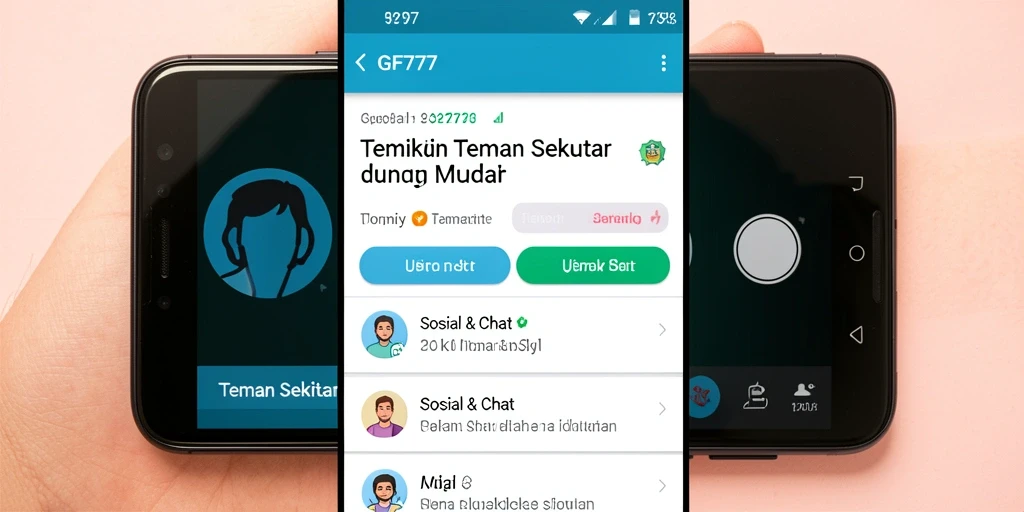 Antarmuka GF777 yang ramah pengguna untuk Teman Sekitar.