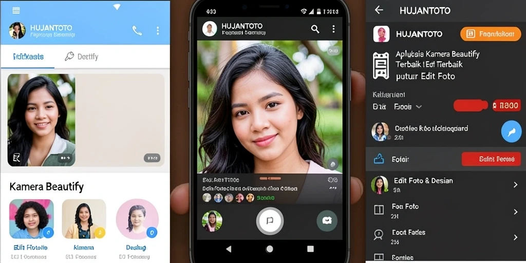 Tampilan antarmuka aplikasi HUJANTOTO yang menarik dan user-friendly.