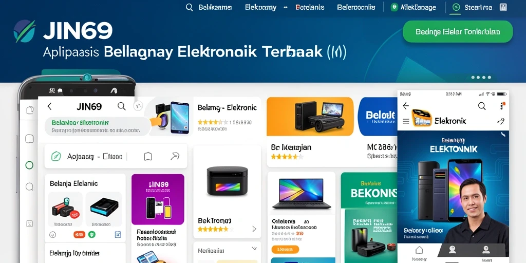 Antarmuka aplikasi JIN69 yang modern dan mudah digunakan.