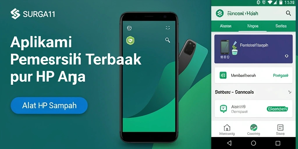 Tampilan antarmuka aplikasi SURGA11 yang sederhana dan efektif.