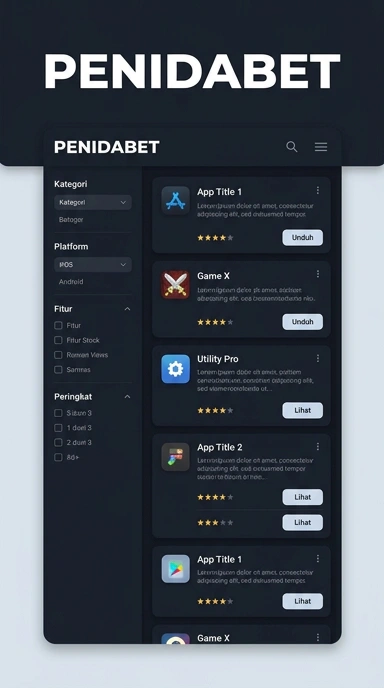Daftar Aplikasi Populer di penidabet — Temukan Pilihan Terbaik